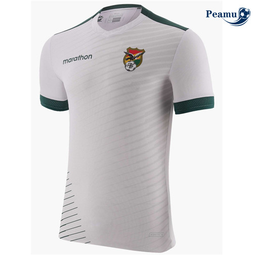 Novo Camisola Futebol Bolivian Alternativa Equipamento Branco 2023-2024