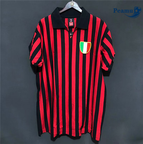 Oferta Camisola Futebol Retrô AC Milan Primera Equipamento 1962-63