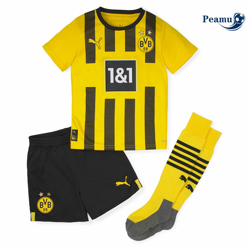 Camisola Futebol Borussia Dortmund Crianças Principal 2022-2023 pt228232