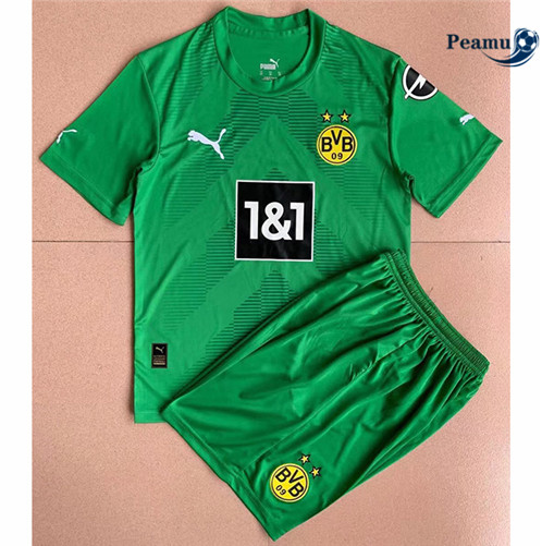 Camisola Futebol Borussia Dortmund Crianças Goleiro Verde 2022-2023 pt228233