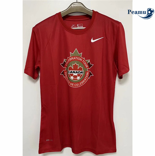 Camisola Futebol Canada Equipamento T-shirt Vermelho 2022-2023 pt228591