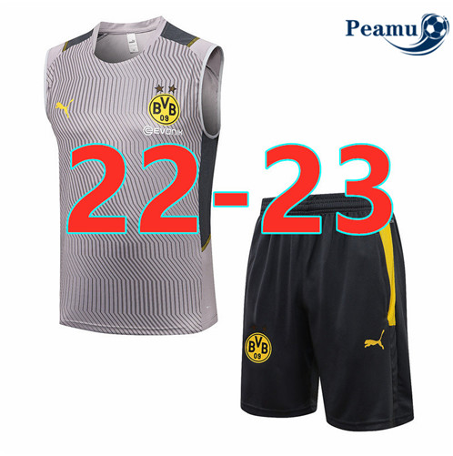 Camisola Futebol Kit Entrainement foot Borussia Dortmund Colete + Pantalon 2022-2023 pt228404