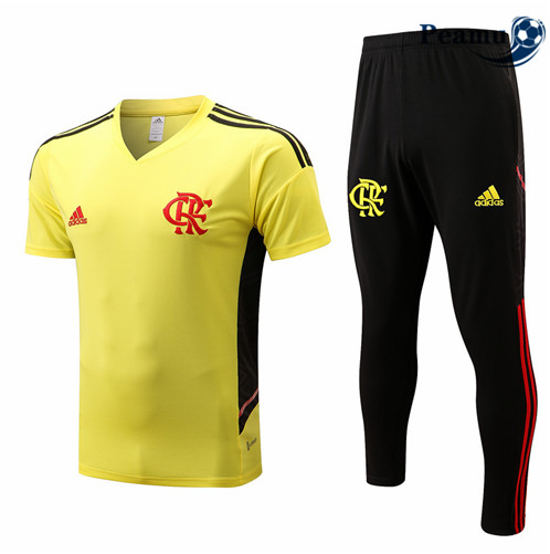 Camisola Futebol Kit Entrainement foot Flamengo + Pantalon Amarelo 2022-2023 pt228419