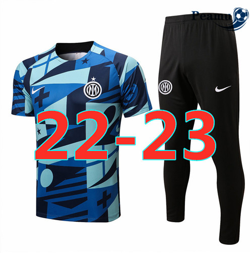 Camisola Futebol Kit Entrainement foot Inter Milan + Pantalon Azul 2022-2023 pt228427