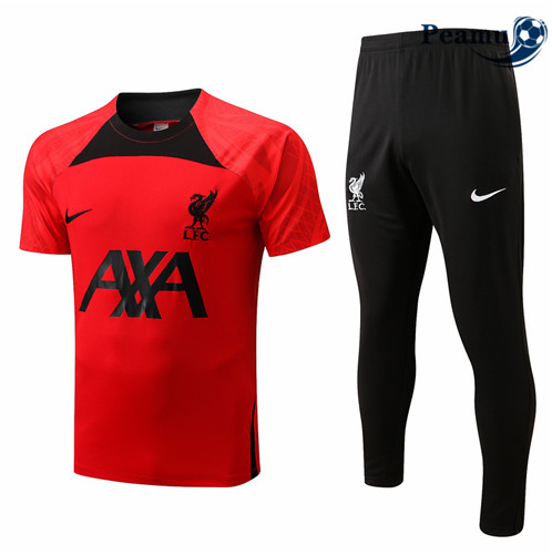 Camisola Futebol Kit Entrainement foot Liverpool + Pantalon Vermelho 2022-2023 pt228442