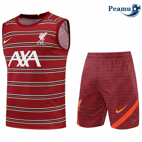Camisola Futebol Kit Entrainement foot Liverpool Colete + Pantalon 2022-2023 pt228444