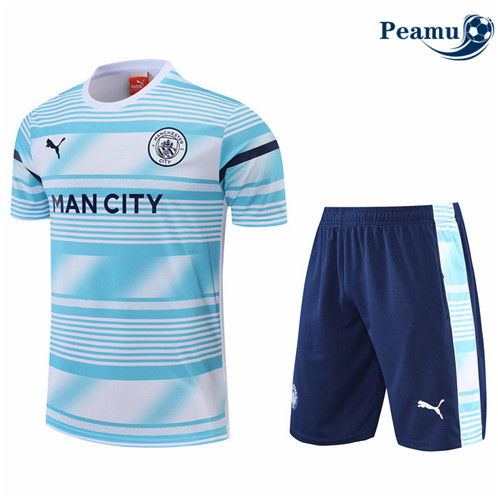 Camisola Futebol Kit Entrainement foot Manchester City + Pantalon 2022-2023 pt228457