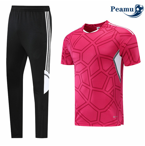 Camisola Futebol Kit Entrainement foot Sem logotipo da marca + Pantalon Rosa 2022-2023 pt228494