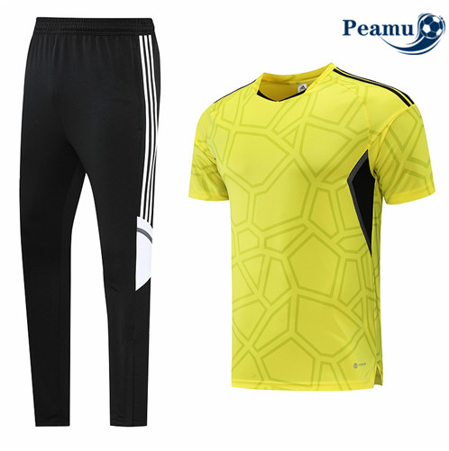 Camisola Futebol Kit Entrainement foot Sem logotipo da marca + Pantalon Amarelo 2022-2023 pt228497