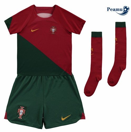 Camisola Futebol Portugal Crianças Principal 2022-2023 pt228312