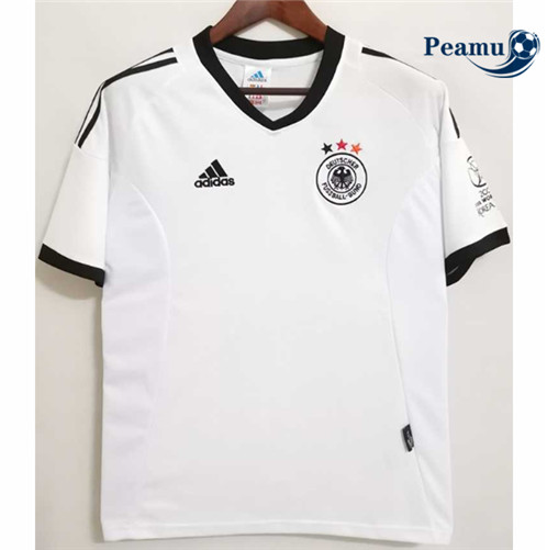 Camisola Futebol Retro Alemanha Principal Equipamento Copa do Mundo 2002 pt228095