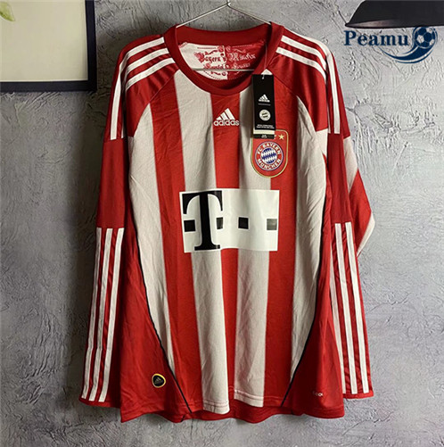 Camisola Futebol Retro Bayern de Munique Principal Equipamento Manga Comprida 2010-11 pt228111
