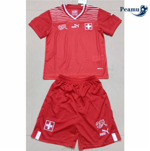 Camisola Futebol Suíça Crianças Principal 2022-2023 pt228299