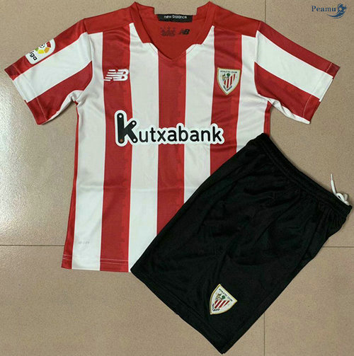 Peamu - Camisola Futebol Athletic Bilbao Crianças Principal Equipamento 2020-2021