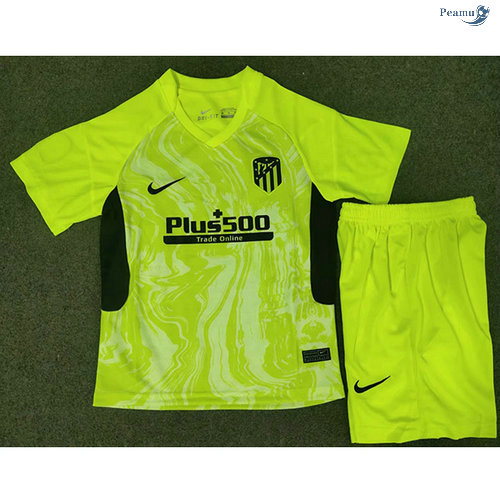 Peamu - Camisola Futebol Atletico Madrid Crianças Terceiro Equipamento Vert 2020-2021