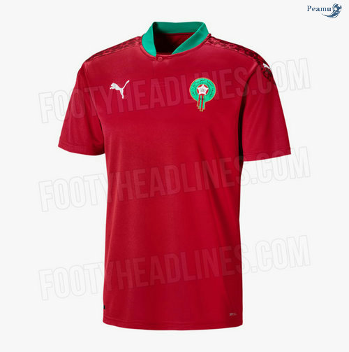 Peamu - Camisola Futebol Maroc Principal Equipamento 2020-2021