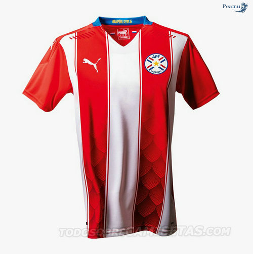 Peamu - Camisola Futebol Paraguay Principal Equipamento 2020-2021