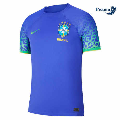 Peamu - Camisola Futebol Brasil Alternativa Equipamento 2022-2023
