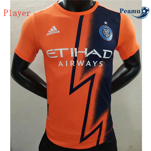 Peamu - Camisola Futebol New York City Orange Player Version 2022-2023