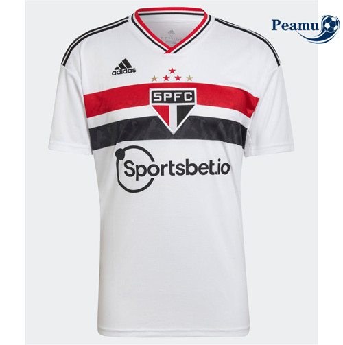 Peamu - Camisola Futebol Sao Paulo Principal Equipamento 2022-2023