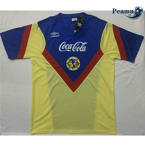 Camisola Futebol CF America Amarelo 1988