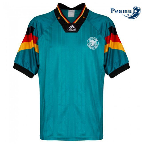 Camisola Futebol Alemanha Alternativa Equipamento Verde 1992
