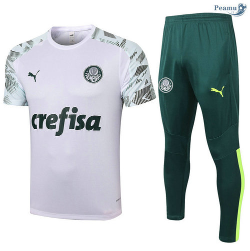 Kit Camisola Entrainement Palmeiras + Pantalon Branco 2020-2021