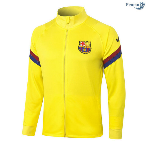 Jaqueta Futebol Barcelona Amarelo 2020-2021