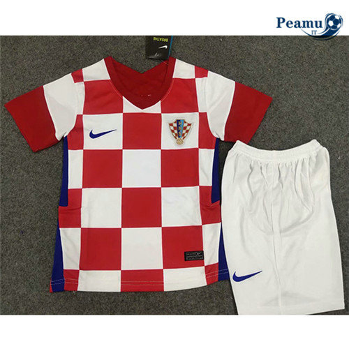 Camisola Futebol Croácia Crianças Principal Equipamento 2020-2021