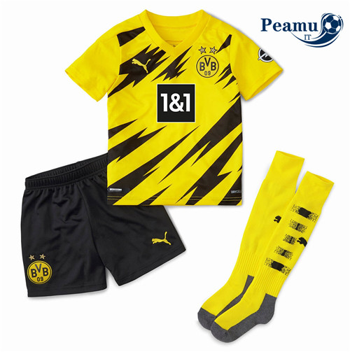 Camisola Futebol Borussia Dortmund Crianças Principal Equipamento 2020-2021