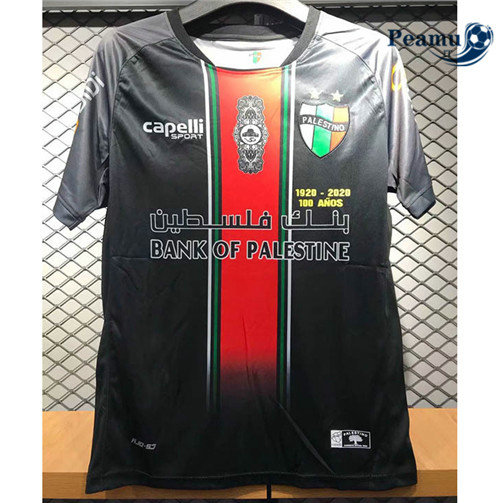 Camisola Futebol Palestina Principal Equipamento Preto 2020-2021