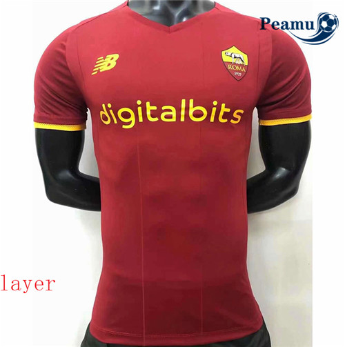 Peamu - Camisola Futebol AS Roma Player Version Principal Equipamento 2021-2022