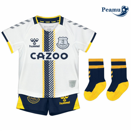 Peamu - Camisola Futebol Everton Crianças Terceiro Equipamento 2021-2022