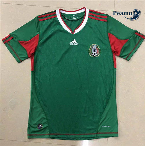 Peamu - Camisola Futebol Retro Mexico Principal Equipamento 2010