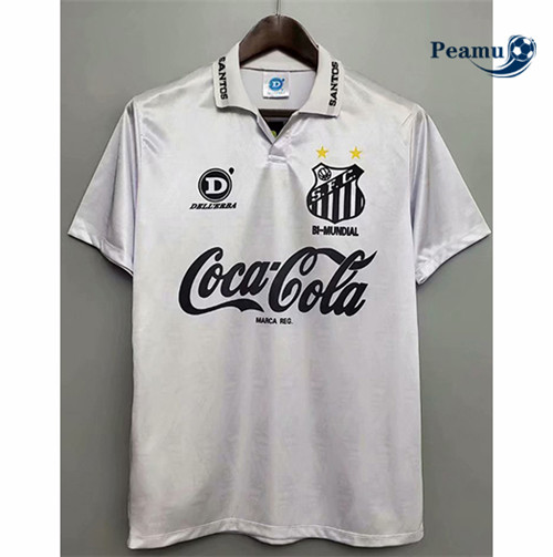 Peamu - Camisola Futebol Retro Santos Principal Equipamento 1993