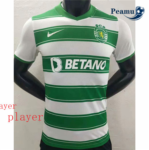 Peamu - Camisola Futebol Sporting Lisbon Player Version Principal Equipamento 2021-2022