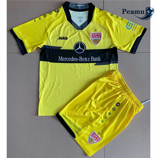 Peamu - Camisola Futebol Stuttgart Crianças Gardien de but Amarelo 2021-2022