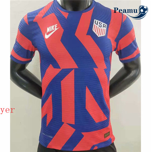 Peamu - Camisola Futebol Estados Unidos Player Version Principal Equipamento 2021-2022