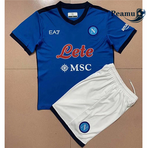 Camisola Futebol Naples Crianças Principal Equipamento 2021-2022