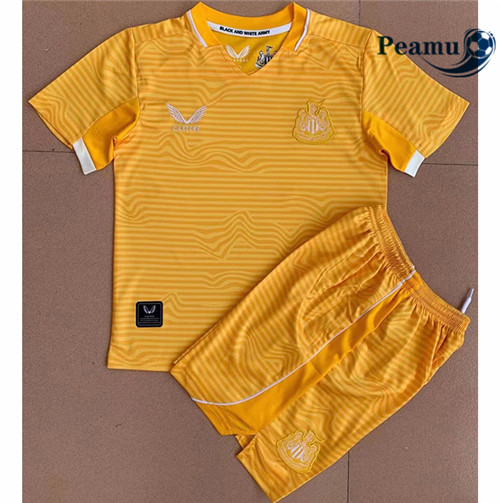 Camisola Futebol Newcastle United Crianças Gardien de but Amarelo 2021-2022