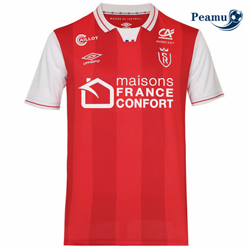 Camisola Futebol Stade Reims Principal Equipamento 2021-2022