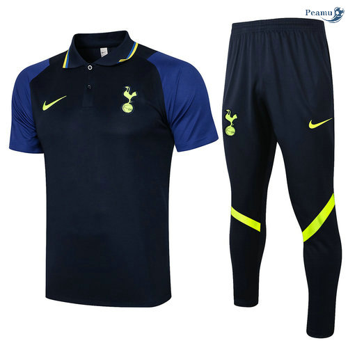 Peamu - Kit Camisola EntrainementPolo Tottenham Hotspur + Pantalon Azul Marinho 2021-2022