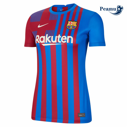 Peamu - Camisola Futebol Barcelona Mulher Principal Equipamento 2021-2022