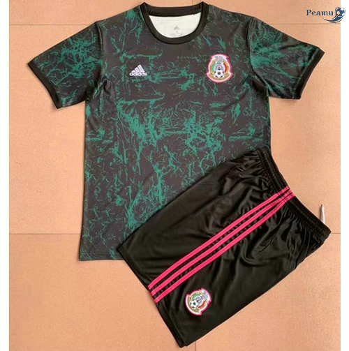 Peamu - Camisola Futebol Mexico Crianças Training Vert 2021-2022