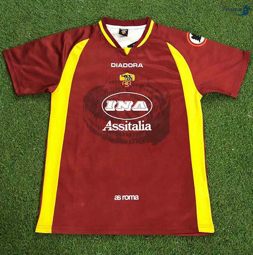 Peamu - Camisola Futebol Retro AS Roma Principal Equipamento 1997-98