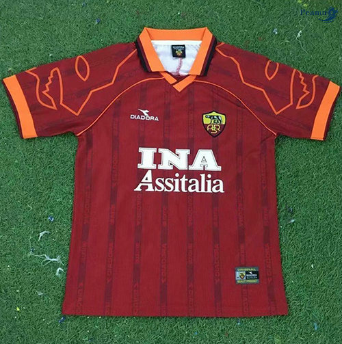 Peamu - Camisola Futebol Retro AS Roma Principal Equipamento 1999-00