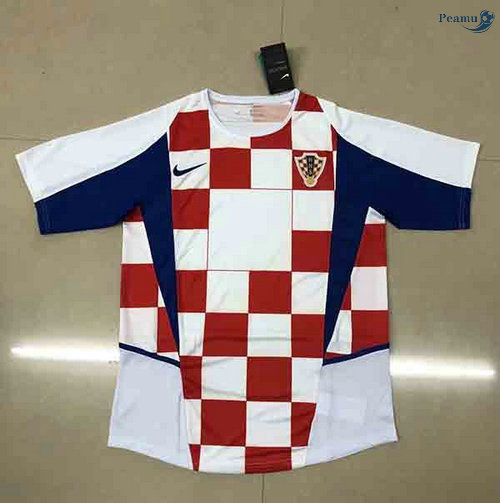 Peamu - Camisola Futebol Retro Croácia Principal Equipamento 2002