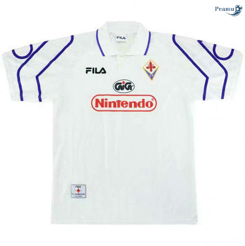 Peamu - Camisola Futebol Retro Fiorentina Alternativa Equipamento 1997-98