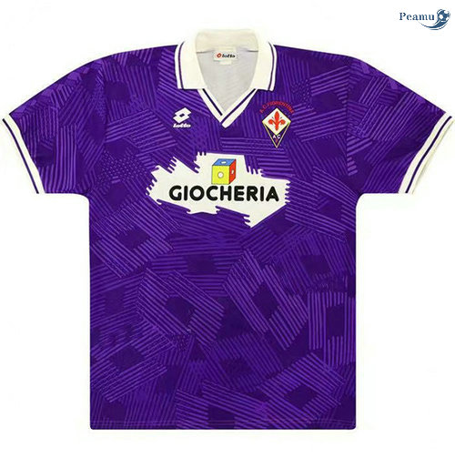Peamu - Camisola Futebol Retro Fiorentina Principal Equipamento 1991-92