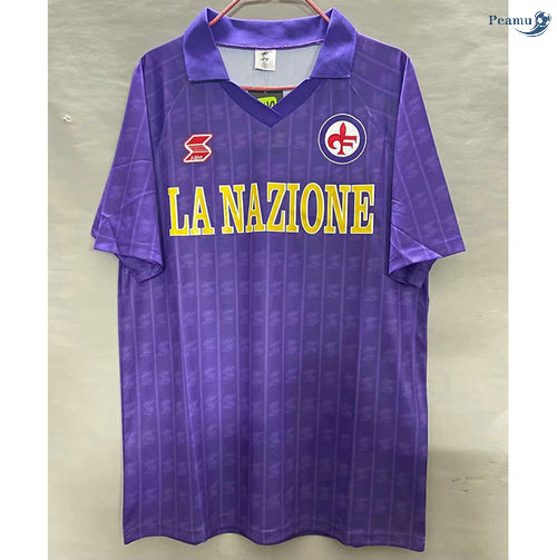 Peamu - Camisola Futebol Retro Fiorentina Principal Equipamento 1989-90